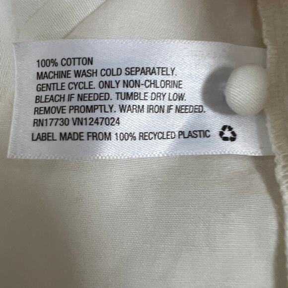 Prologue Women's Cream Raglan Twill Long Sleeve Top - Size XXL - NWT - Picture 8 of 12